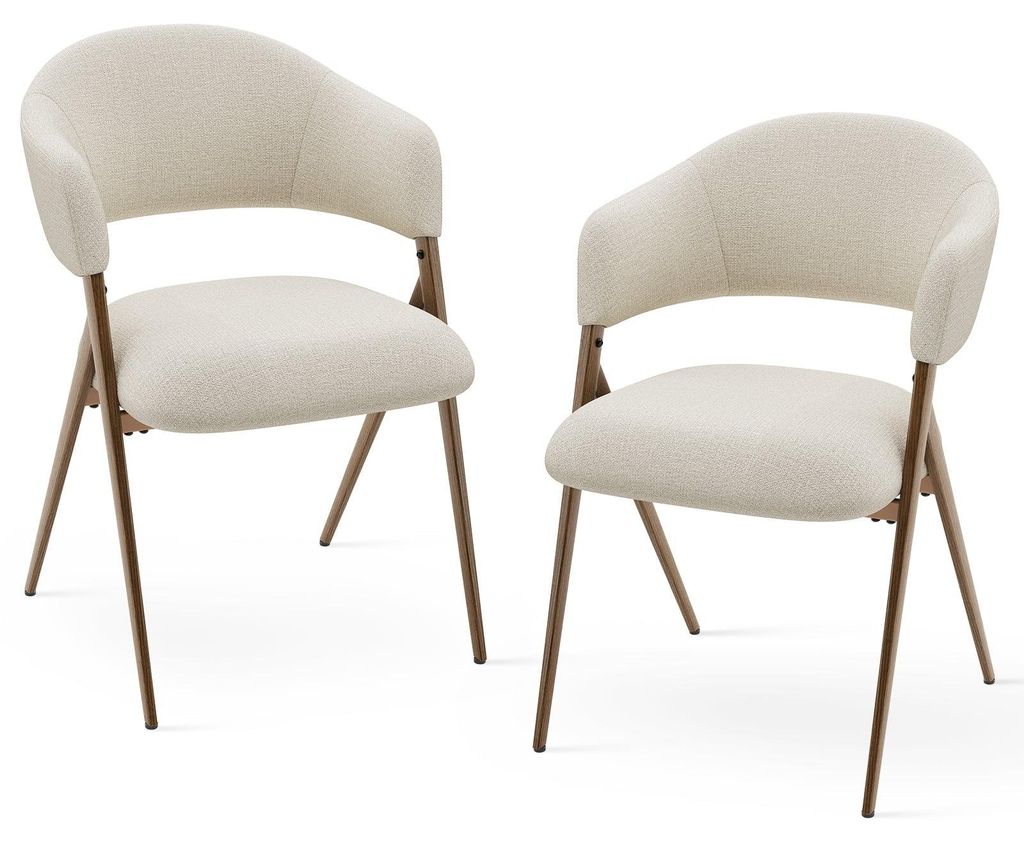 Lot de 2 chaises de salle à manger COLAMY – design Image du produit 