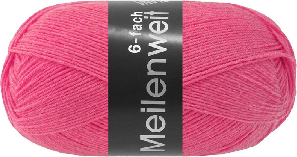 Lana Grossa - Meilenweit 6-fach 150g Unito 9679 nelkenrosa