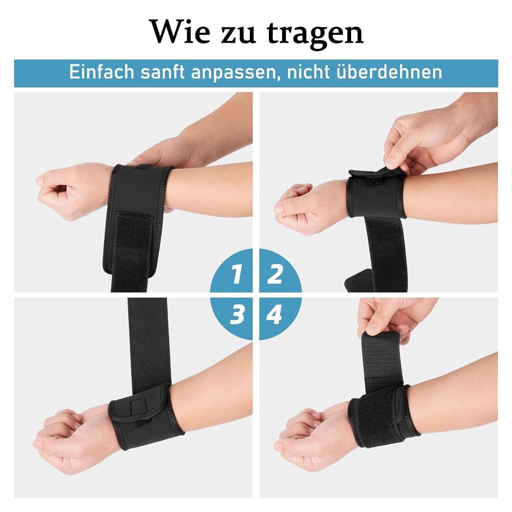 HandgelenkBandage Handgelenkstütze mit Klettverschluss für Produktbild 7