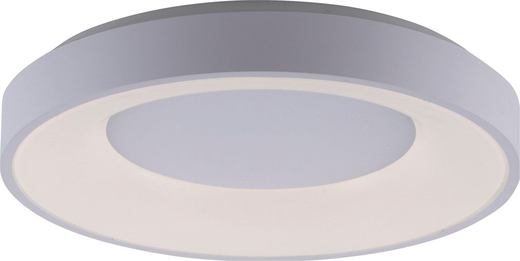 Selltec LED Deckenlampe ANIKA CCT dimmbar per Fernbedienung, Farbwechsel warmweiß - kaltweiß weiß Wohnzimmer, Schlafzimmer, Küche, Kinderzimmer...