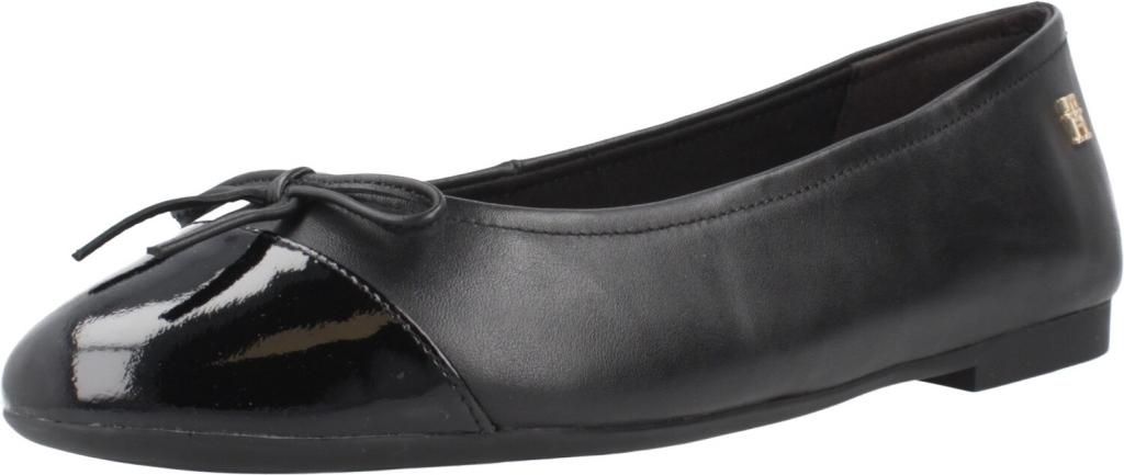 TOMMY HILFIGER PATENT TOE-CAP LTHR BALL Schwarz Produktbild 