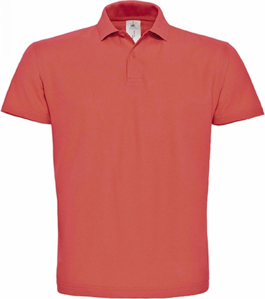 B&C PUI10 | Top Herren Poloshirt - Farbe: Pixel Coral - Größe: S