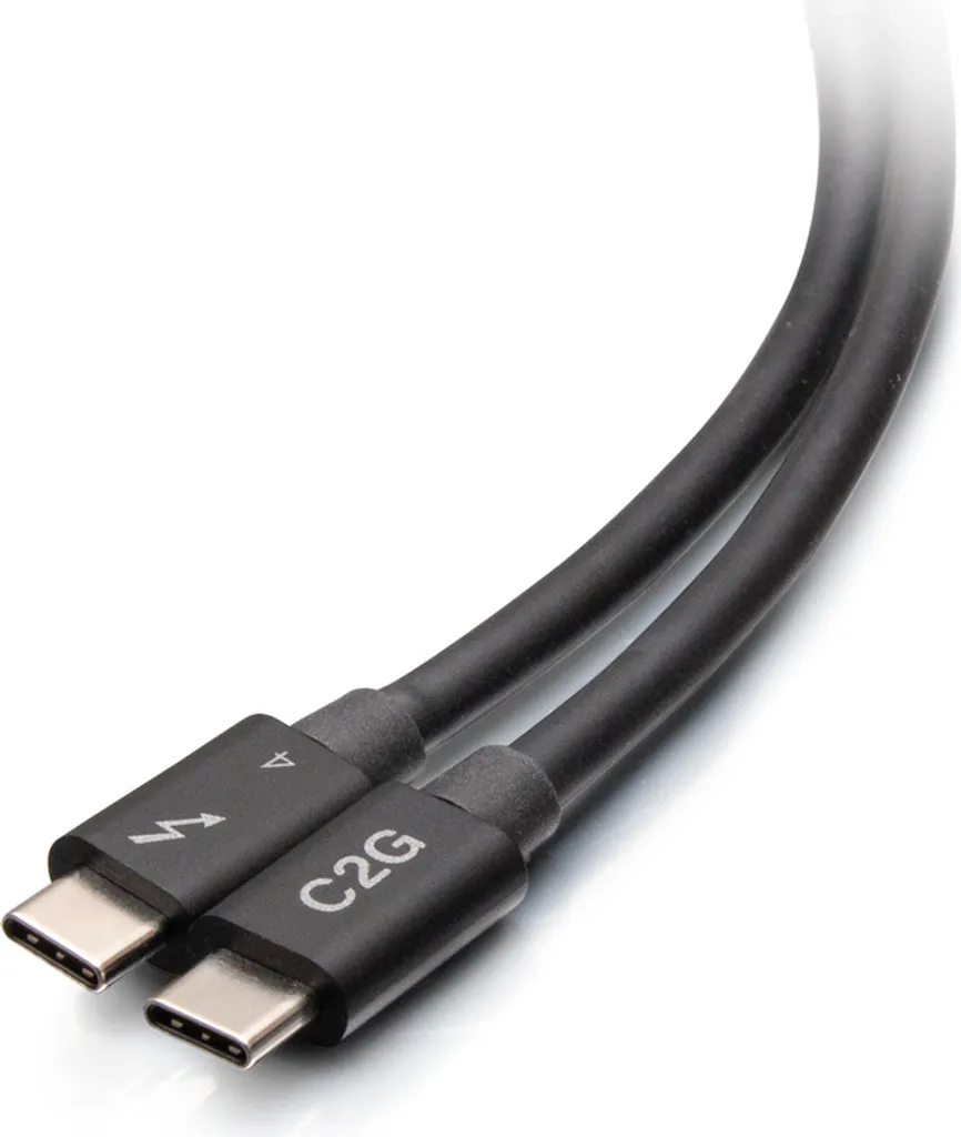 Câble Thunderbolt 4 USB-C Active 40Gbps 2m C2G28887 pour Station d'Accueil