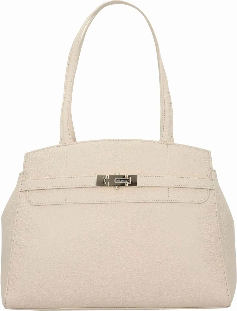 Sac Bandoulière Valentino Écru VBS9AD01-991 en Similicuir de Qualité