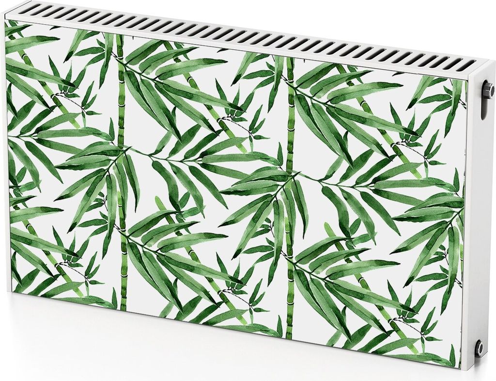 Bambus – Magnetische Heizkörperabdeckung – 100x60 cm – Magnet Heizkörperabdeckung – 3D Würfel – Heizkörperverkleidung – Magnetische...