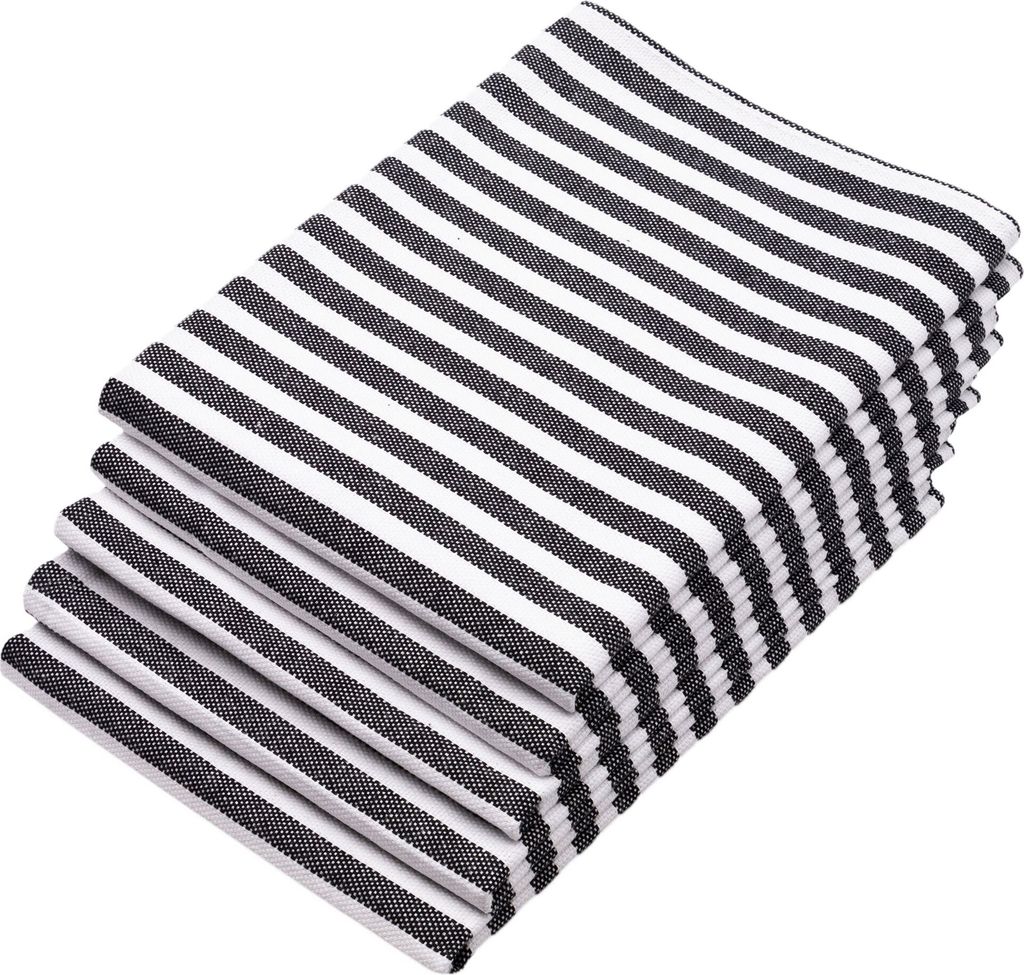 5er Set Geschirrtücher gestreift aus 100% Baumwolle, 50x70 Produktbild 