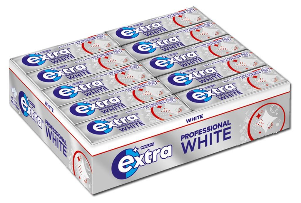 Wrigleys Extra Professional WHITE senza zucchero 10 Immagine del prodotto 