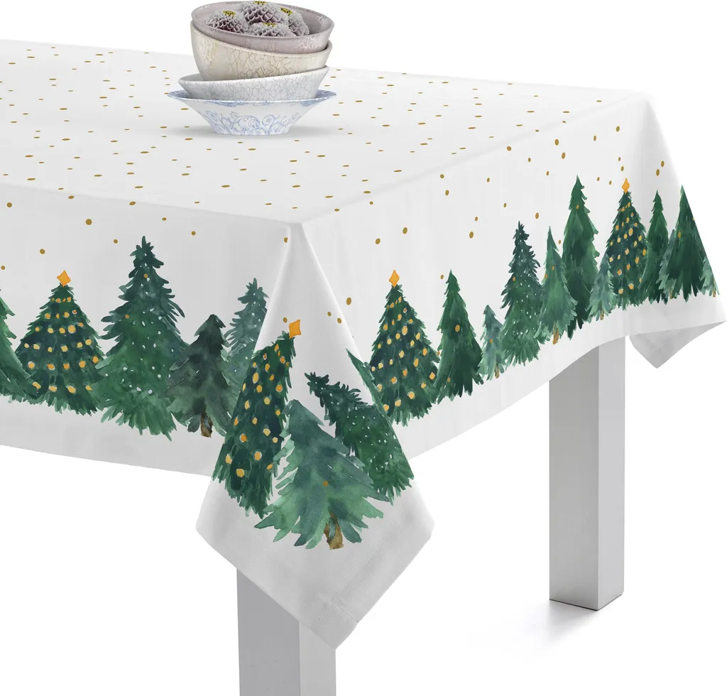 Tovaglia HappyFriday Xmas Sapin colorata 145 x 150 cm