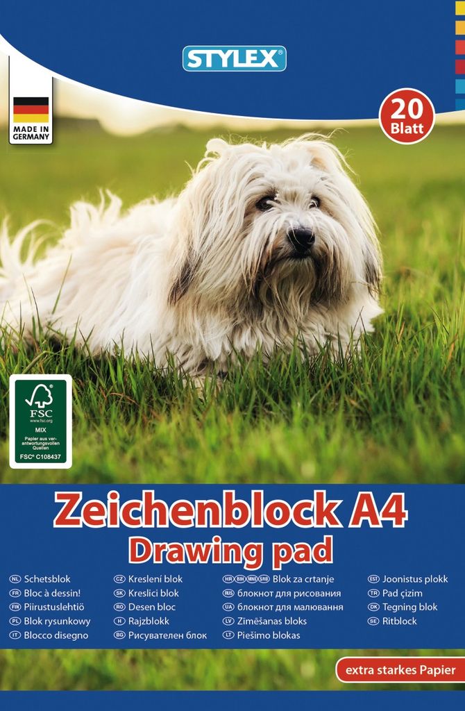 Zeichenblock DIN A4 20 Bl. 120g Produktbild 