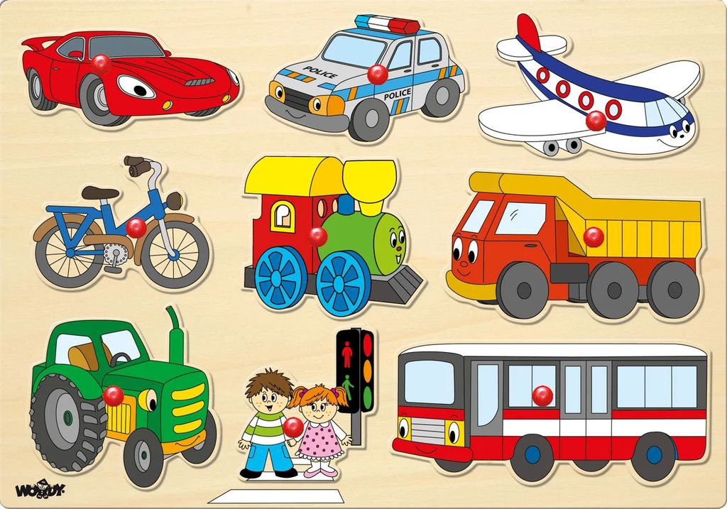 Woody Puzzle an Bord - Transport