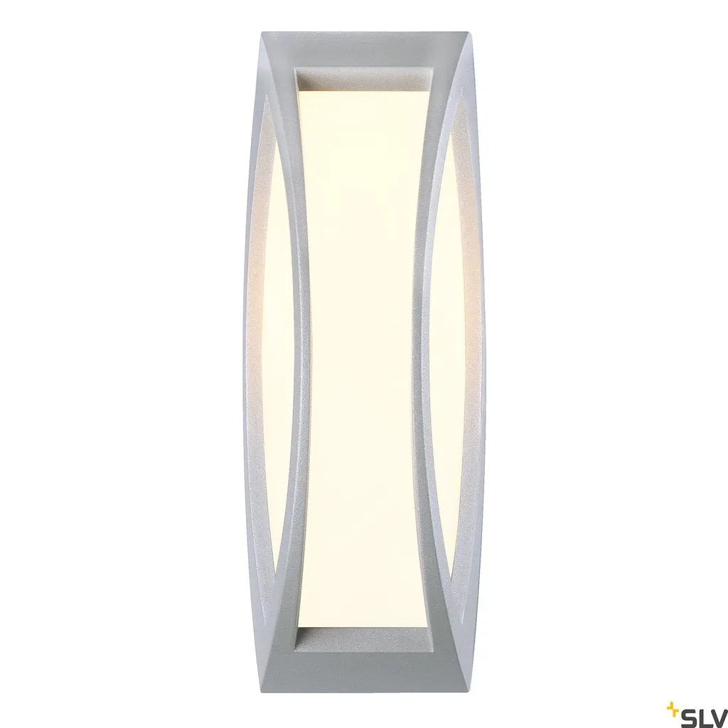 Applique Extérieure Anti-éblouissement SLV Meridian II E27 LED Grise - 2