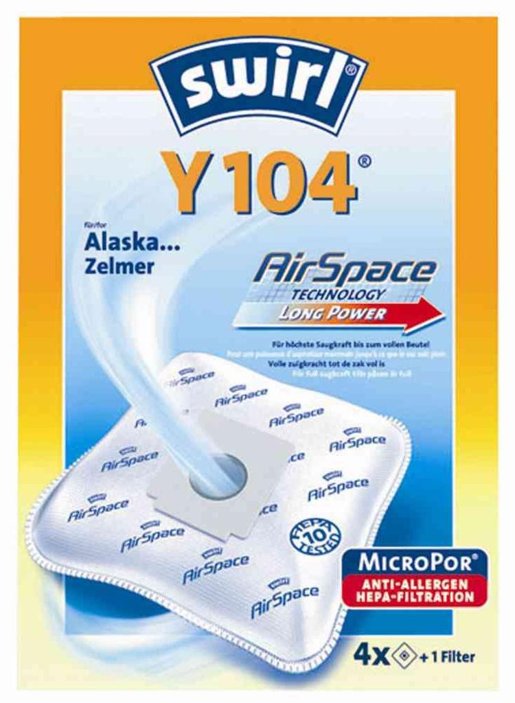 Swirl Y 104, Staubbeutel, Weiß, 4 Stück(e) Produktbild 