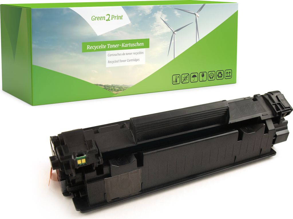 Green2Print Hochleistungstoner schwarz 3000 Seiten ersetzt HP CE285A, 85A passend für HP LaserJet Pro M1132, M1136, M1212NF, M1217NFW, P1102W, P1102