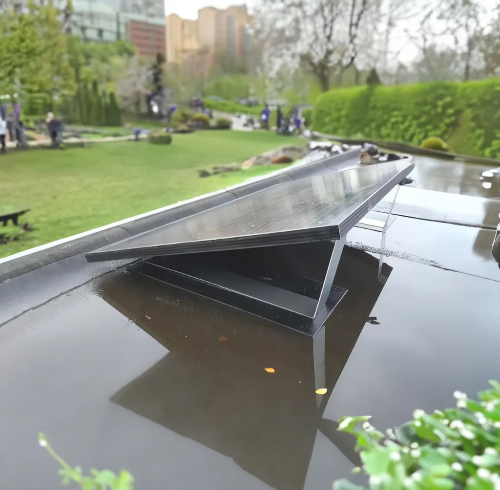 Support solaire toit plat horizontal robuste en aluminium pack de 2