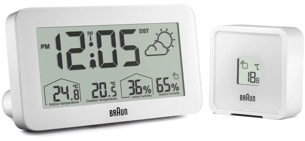 Réveil de Voyage Braun BC13WP-DCF Compact et Précis pour Déplacements