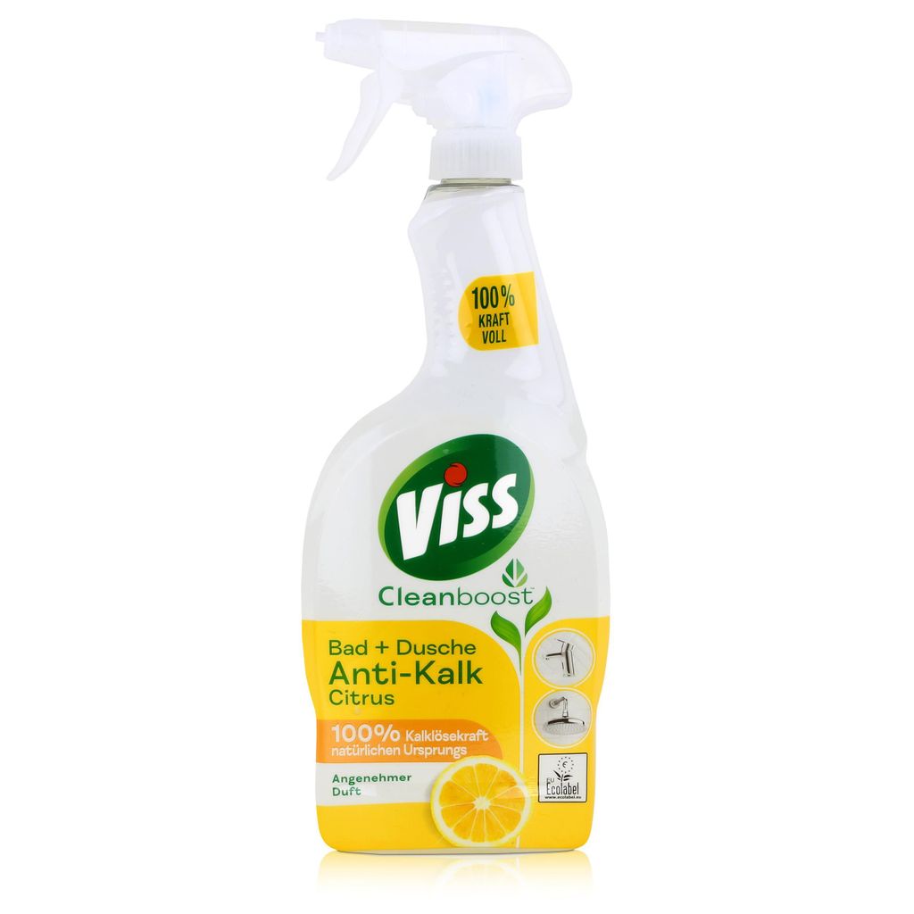 Viss Cleanboost Anti-Kalk Bad & Dusche 750ml - Kraftvoller Badreinige (1er Pack)