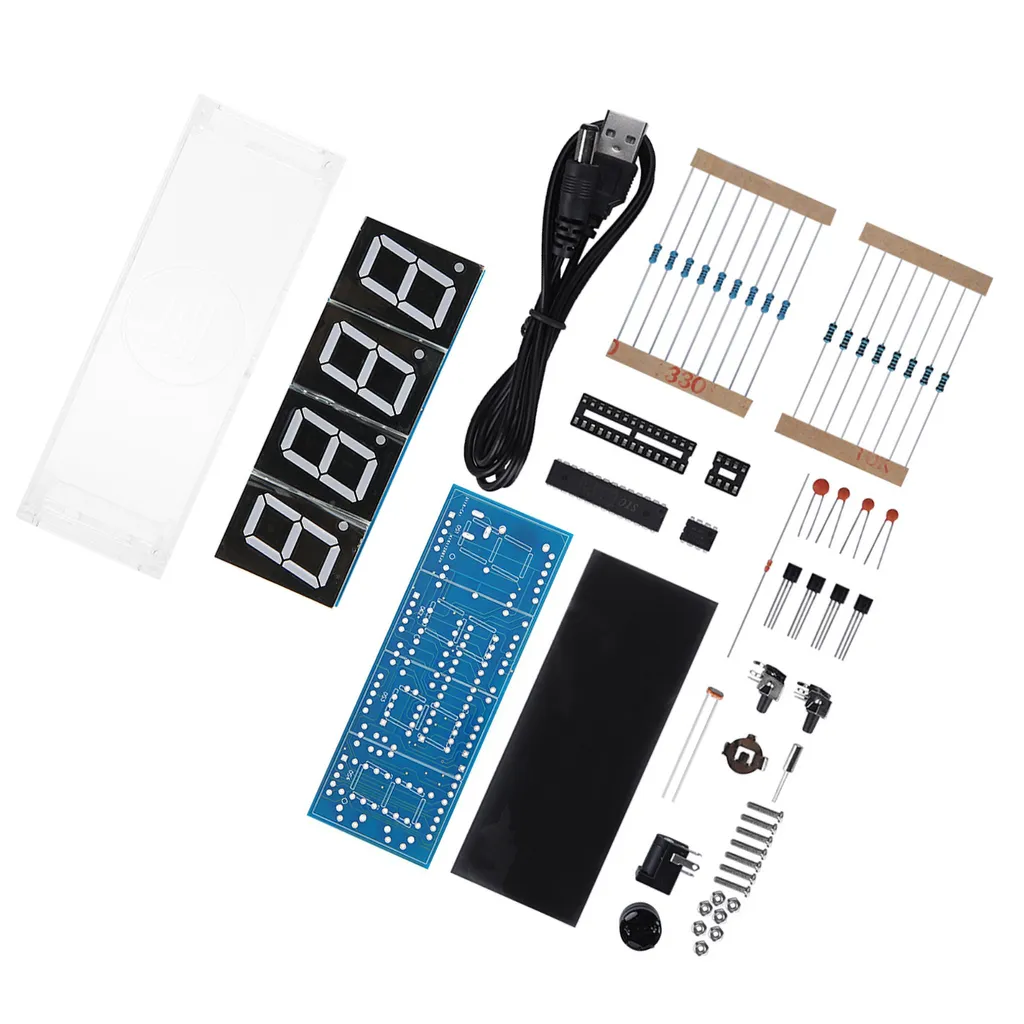 DIY LED Digital Clock Kit - Orologio Elettronico Programmabile 4 Digit - 3