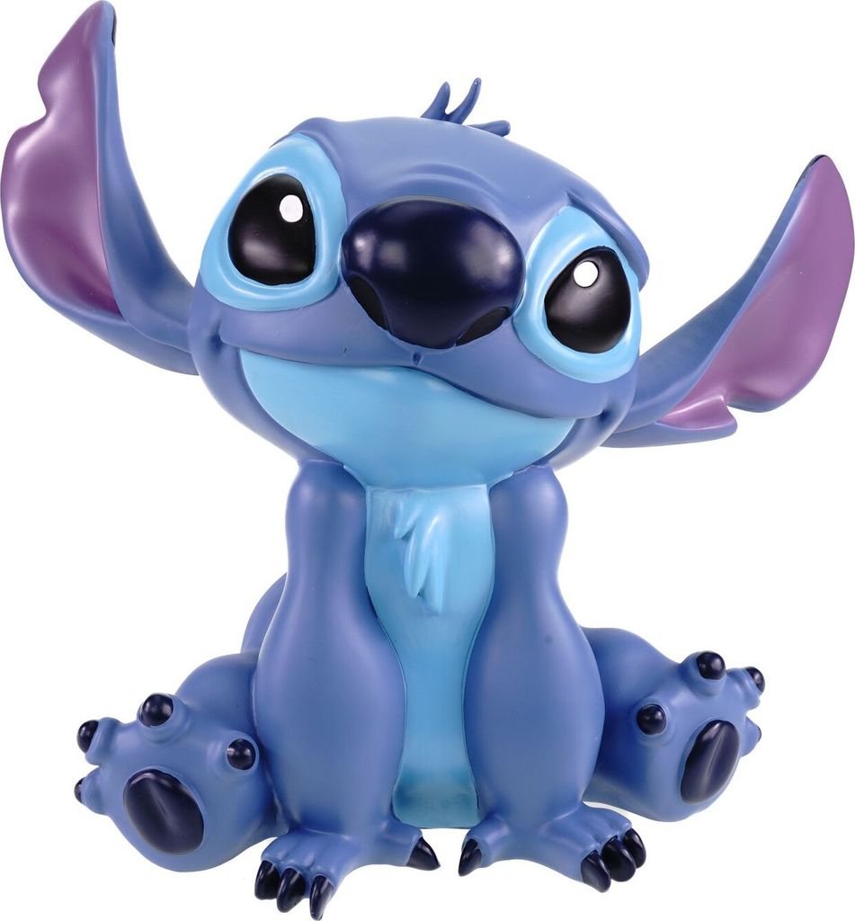 Gartenfigur Stitch XL Disney's frecher Lilo & Stitch Alien zum Verlieben Sitzend