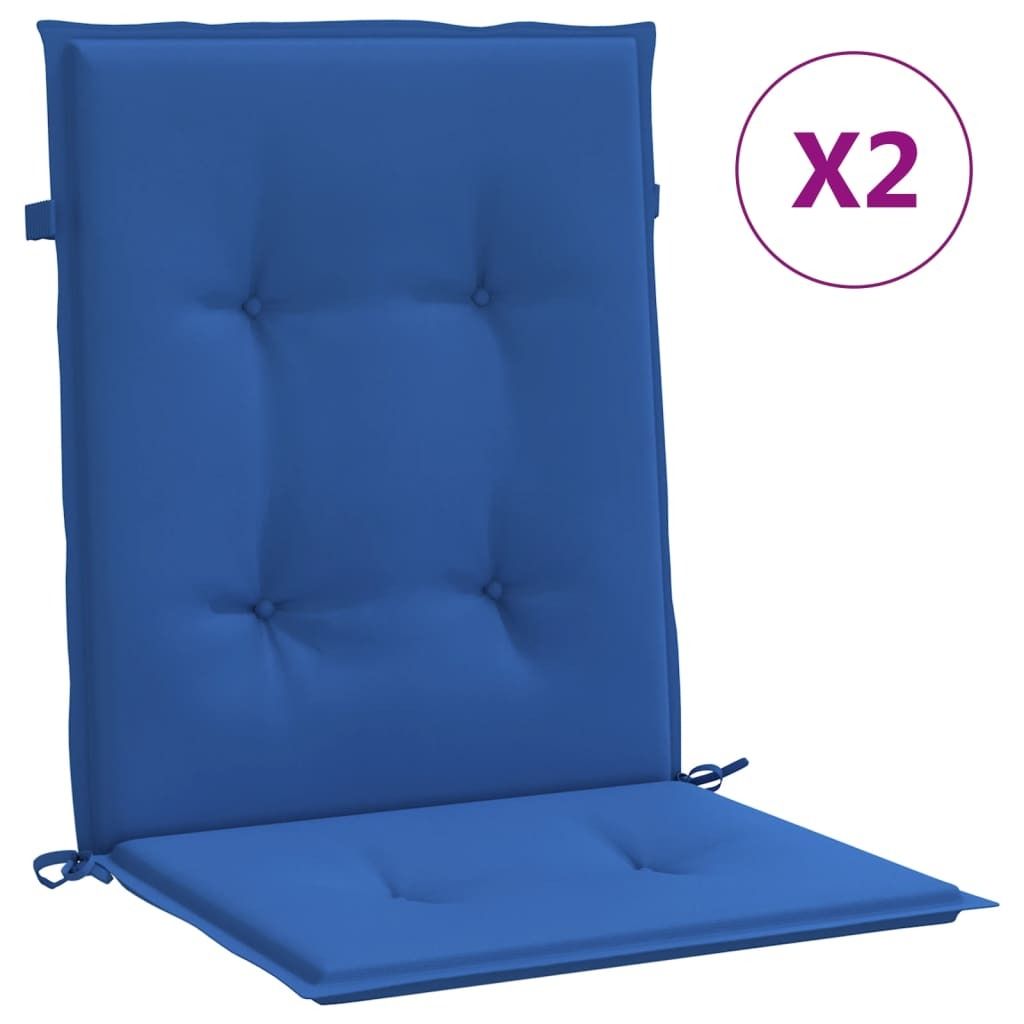 vidaXL Gartenstuhlauflagen für Niedriglehner 2 Stk. 100x50x3 cm