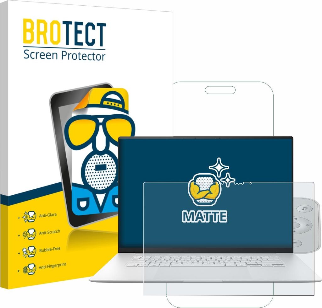 BROTECT Schutzfolie für ASUS ZenBook S 16 Displayschutz Displayschutzfolie Folie Matt Entspiegelungsfolie