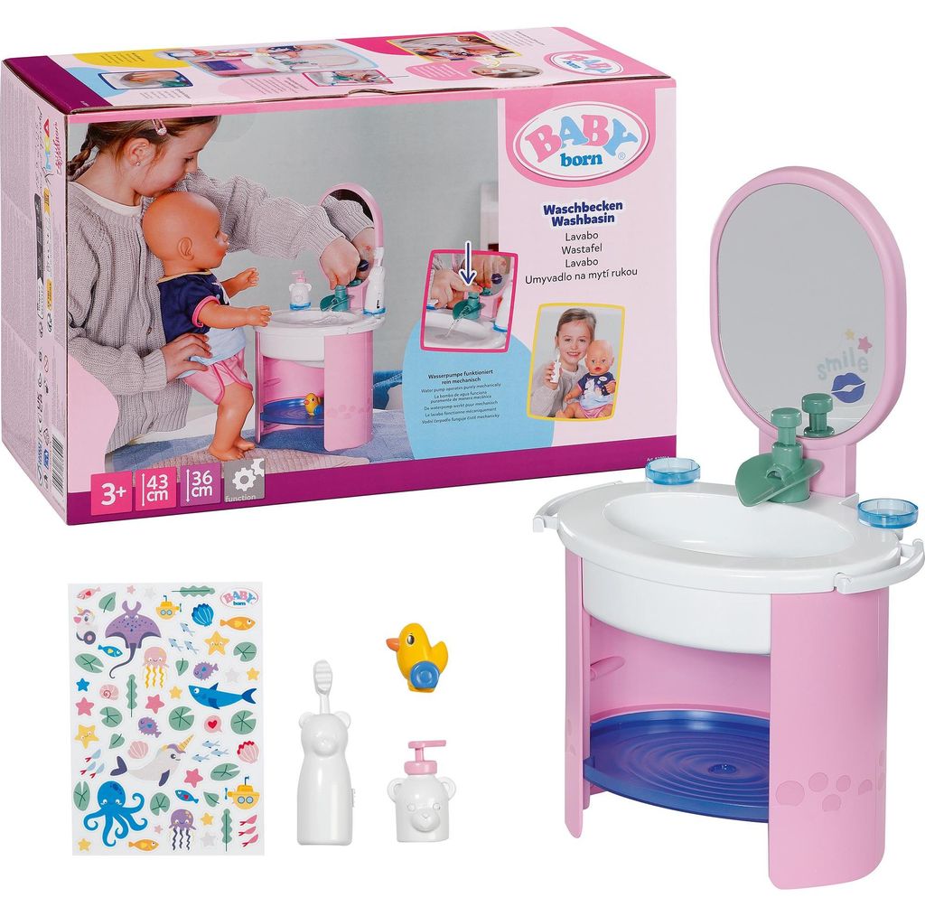 BABY born @ Washbasin, Umywalka na lalki, 3 lat(a) Zdjęcie produktu 