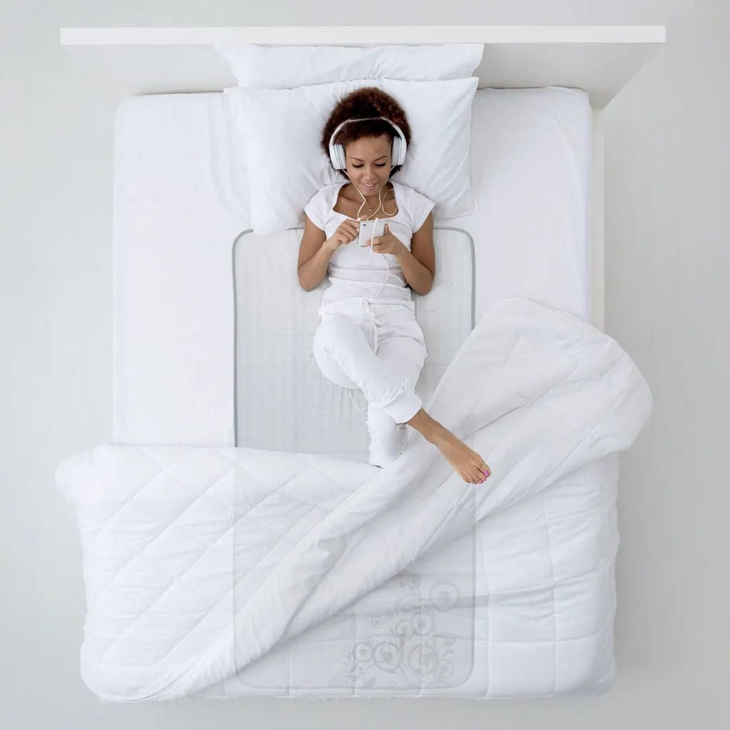 Chauffe-Matelas Lanaform LA180109 en Polyester Doux 150x80cm Lavable