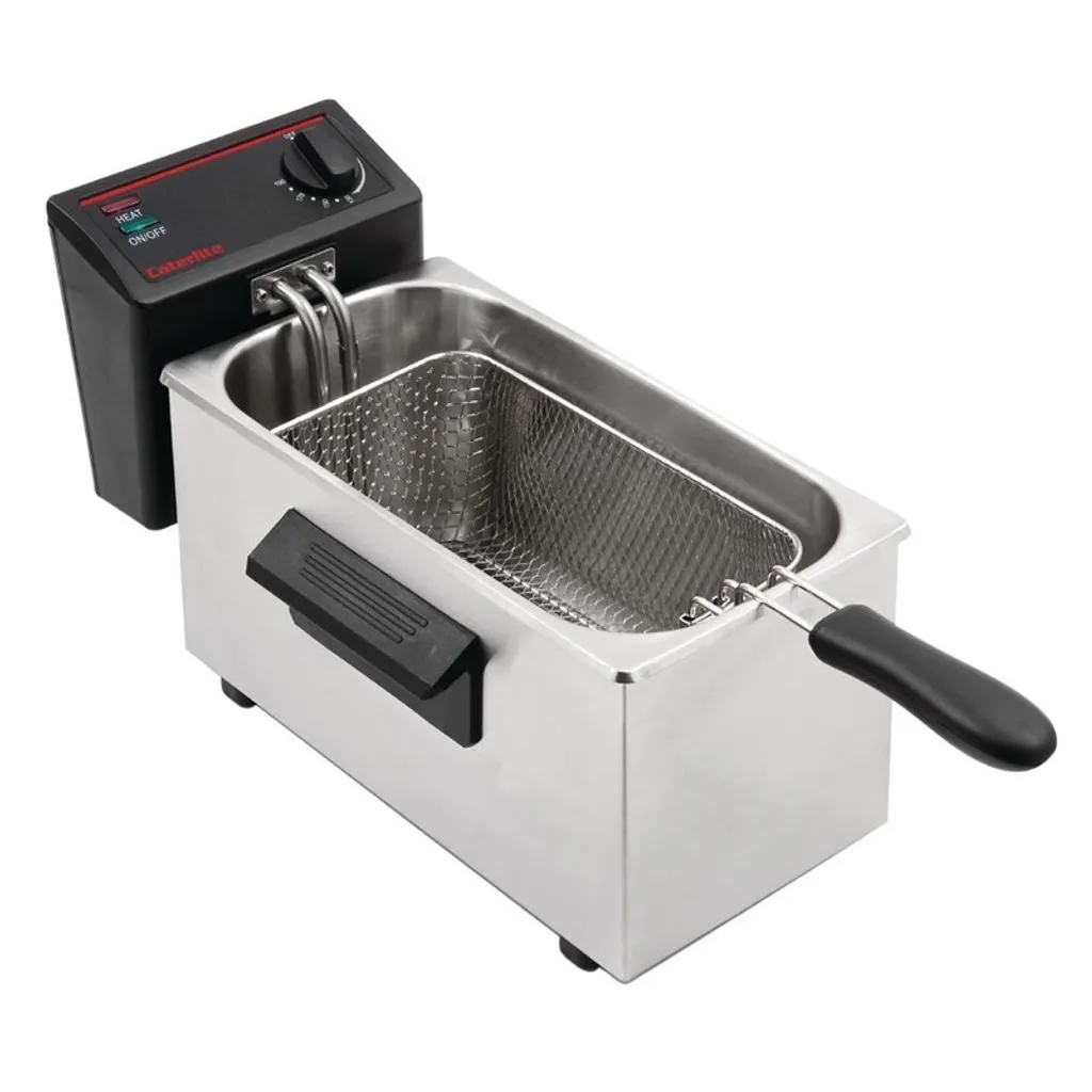 Friggitrice da Banco Caterlite 3.5 Litri - Prestazioni Professionali 2kW