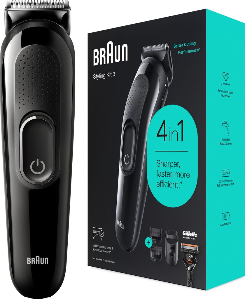 Braun SK3300, Wechselstrom/Batterie, Schwarz Produktbild 