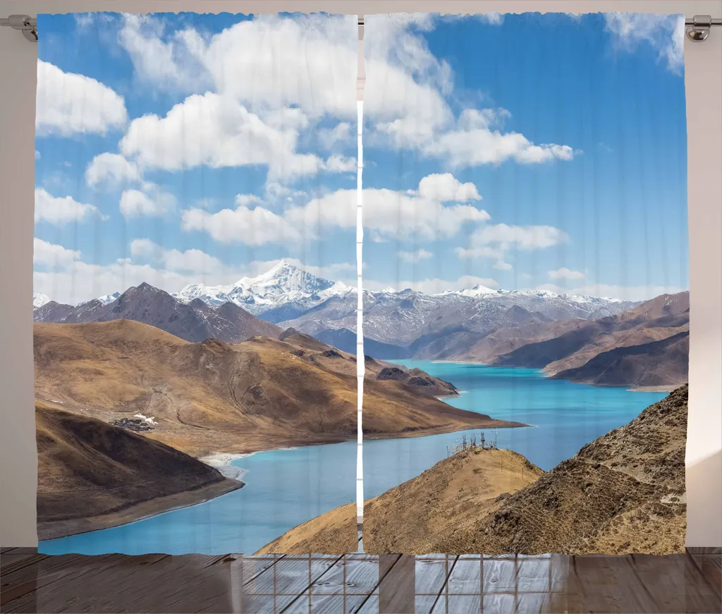 ABAKUHAUS Tenda Rustica Tibetana 280x225cm per Soggiorno Montagna