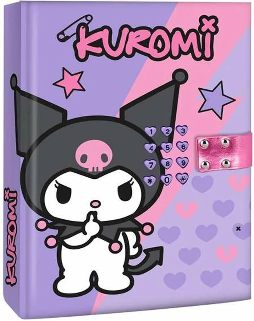 Journal intime Kuromi pour protéger vos secrets et souvenirs d'école