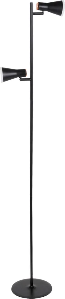 Lampadaire LED noir 3000K Polux BERG 318411 - Luminaire de Salon Élégant