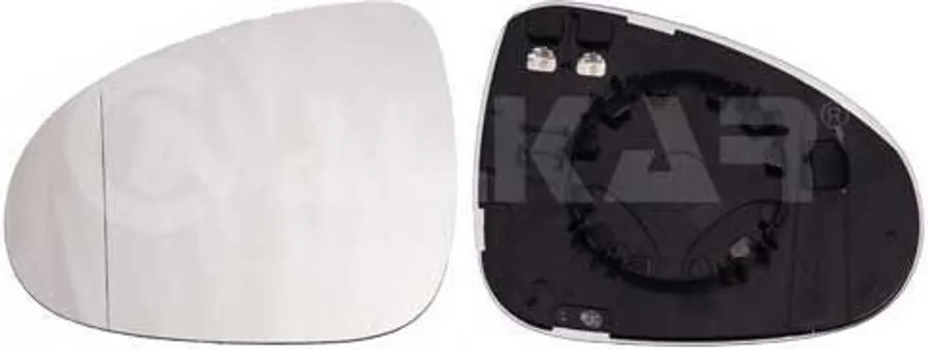 Miroir de remplacement rétroviseur gauche pour VW Touareg 7P - ALKAR 6471145