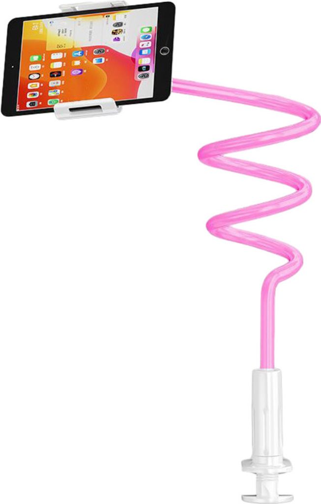 Extra Langer Schwanenhals-Handyhalter Für Das Wohnzimmer Im Bett, Flexibler Schwanenhals-Tischständer Mit Langem Arm,Überkopf-Handy-Klemmhalteru...