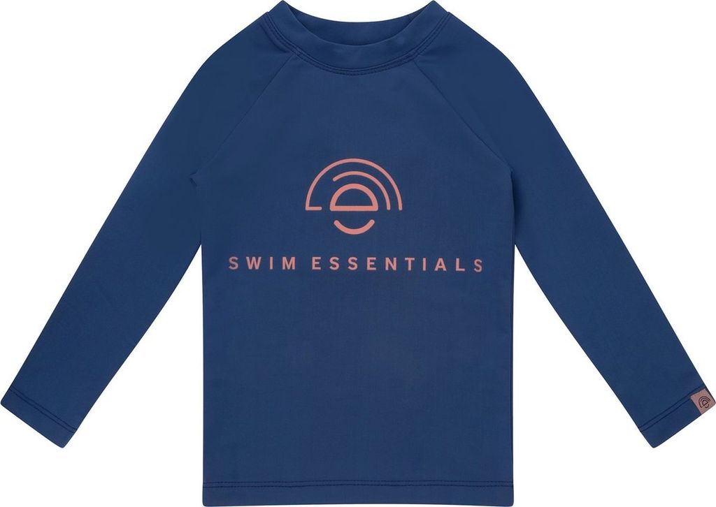 Swim Essentials UV Langarm Schwimmshirt, für Jungen dunkelblau 62/68