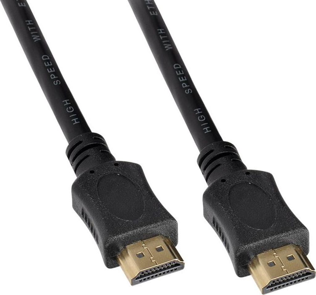 Solight HDMI-Kabel mit Ethernet, HDMI 2.0 A Stecker - HDMI 2.0 A Stecker, Blister, 3m