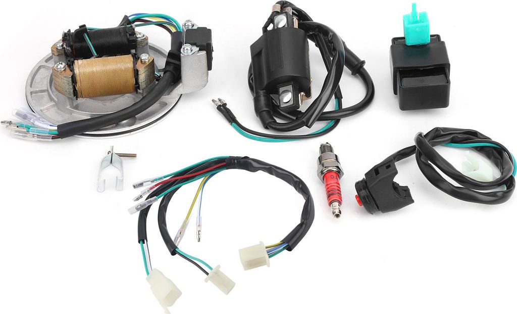 Zündspule Stator CDI Kabelbaum Zündkerzen satz passend für XRCRF 50 50cc-125cc