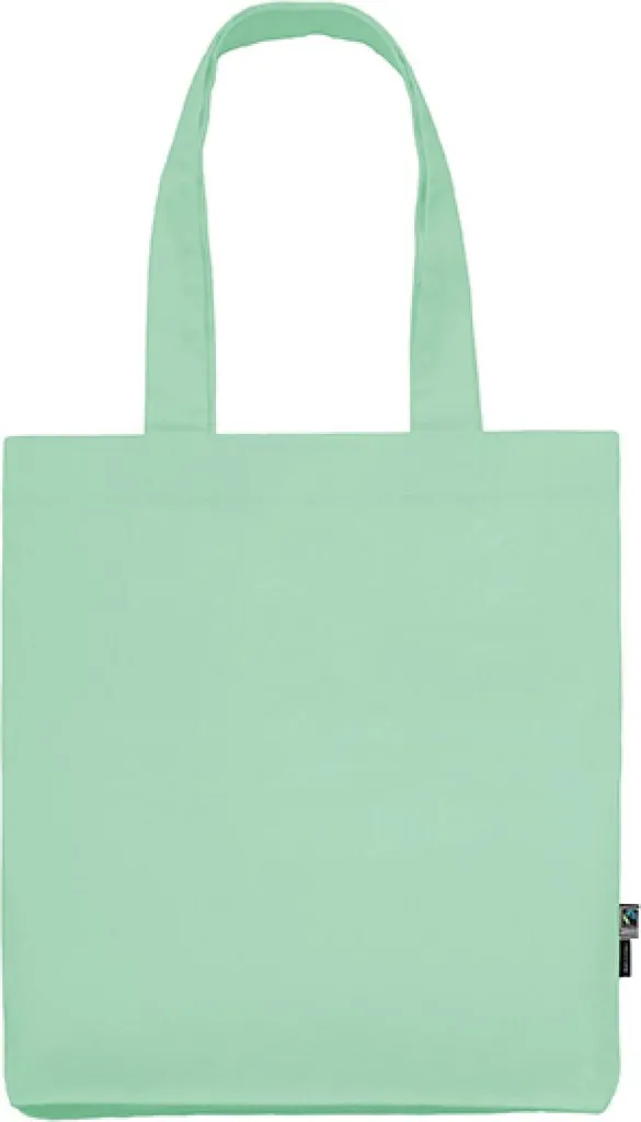 Shopping Bag Neutral O90003 Cotone Bio - Borsa Dusty Mint 210gsm