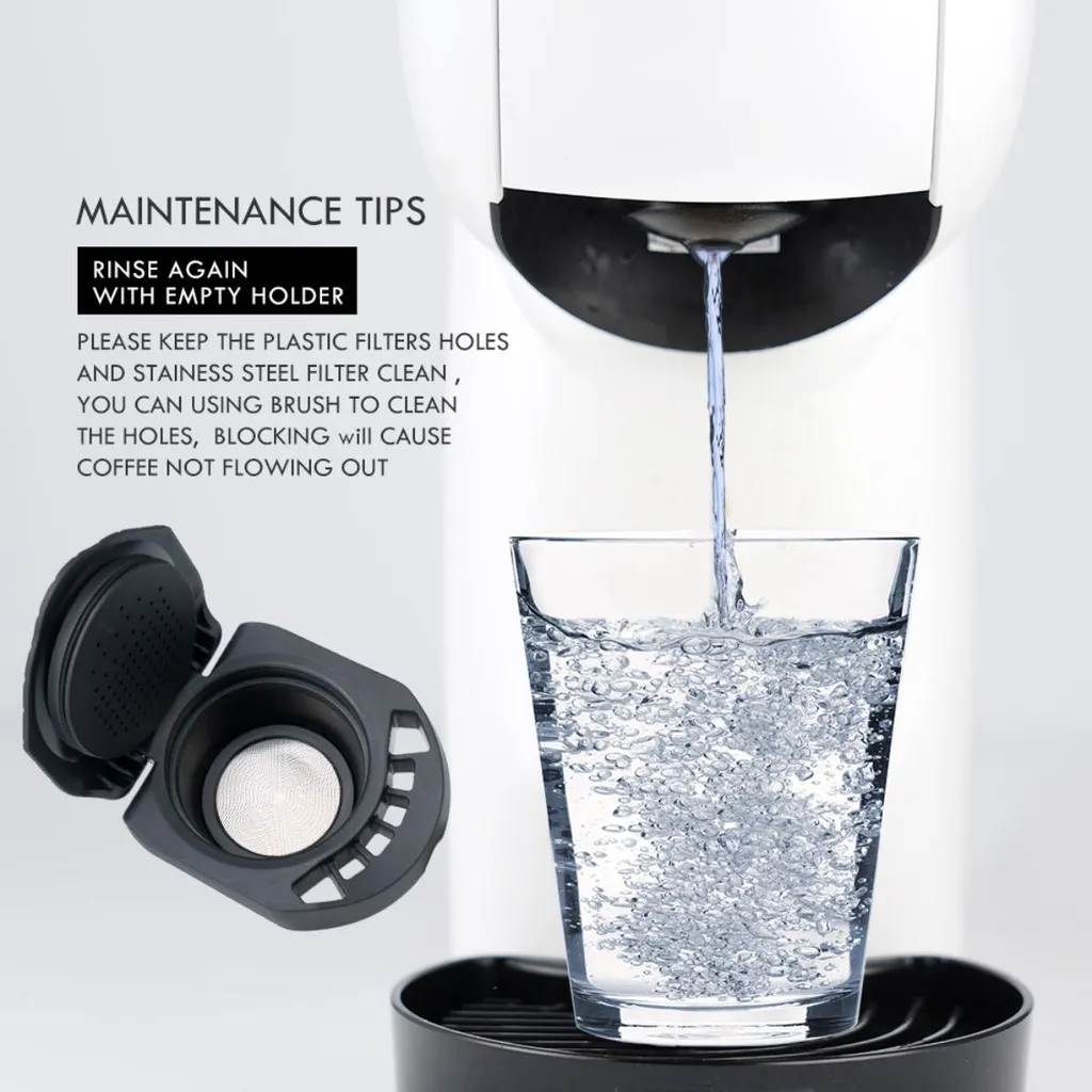 Plateau Café en PP Noir Résistant 10x8x6 cm pour Système Dolce Gusto - 6