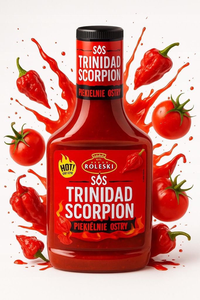 Salsa di pomodoro Trinidad Scorpion piccante 340 g Immagine del prodotto 