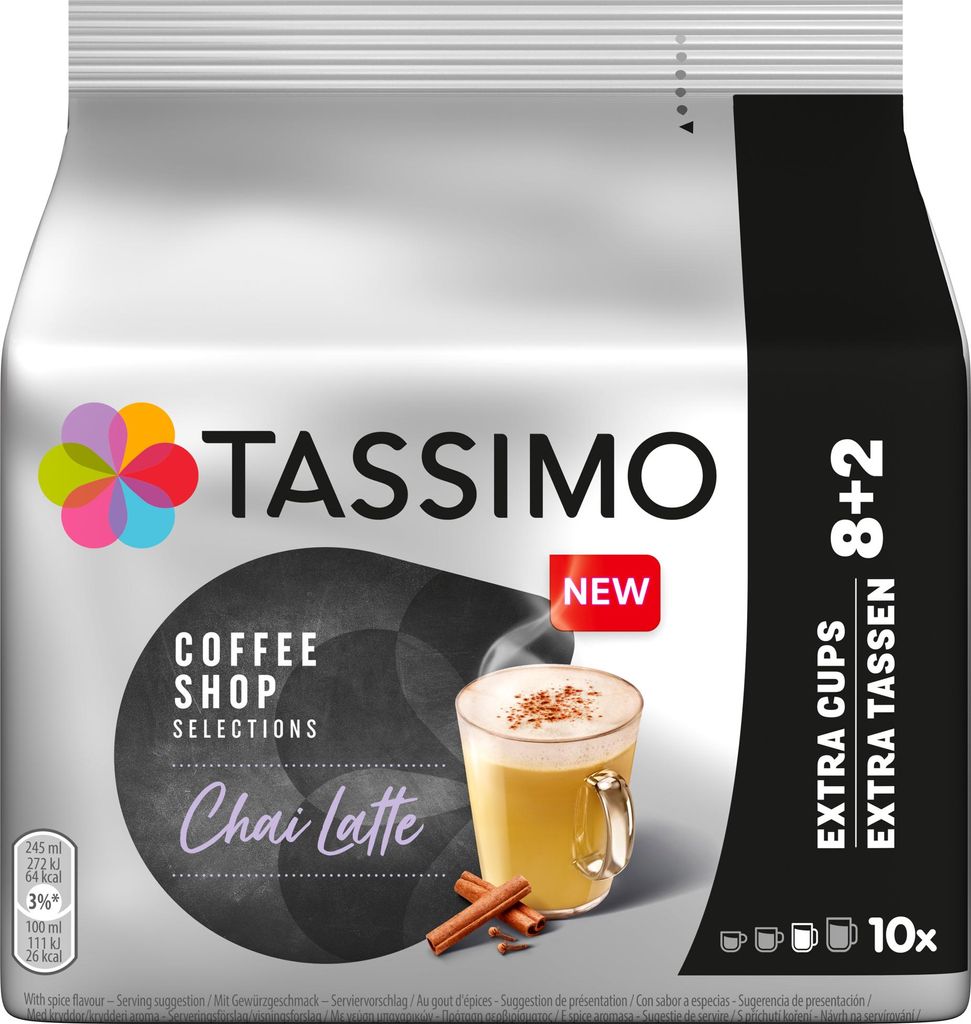 TASSIMO Kapseln T-Disc Coffee Shop Selections Chai Toffee Produktbild 