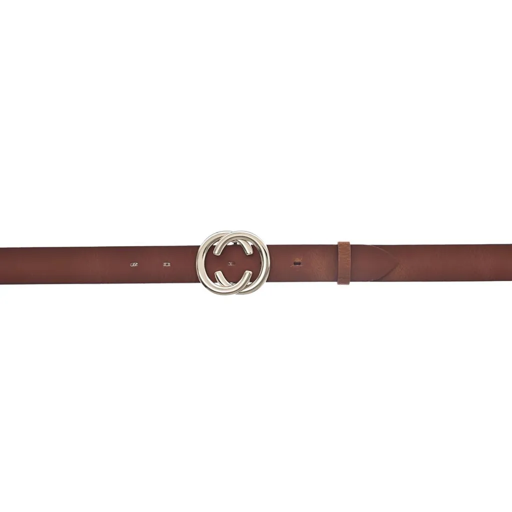 Vanzetti Chain Reaction Cintura Donna 30mm Pelle Cognac W100 Trendy - 7