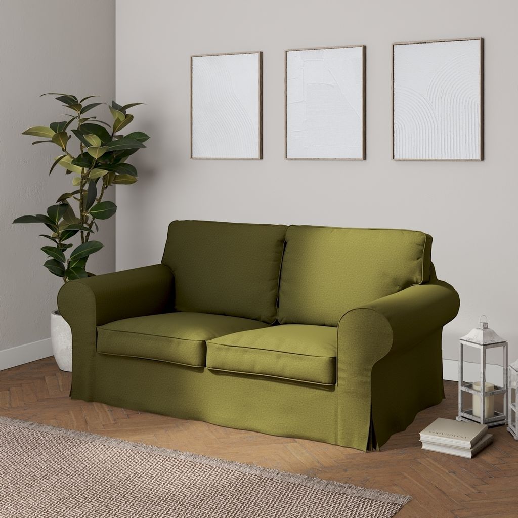 Dekoria Bezug für Ektorp 2-Sitzer Schlafsofa ALTES Modell, olivgrün, Sofabezug Ektorp 2-Sitzer Schlafsofa altes Modell