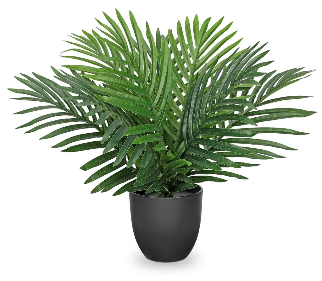 Plante artificielle type palmier tropical - Décoration verte intérieure