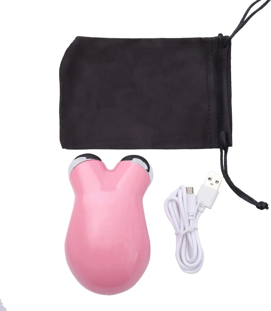 Lifting Viso 3D Portatile Rosa | Massaggiatore 5 Livelli Ricaricabile