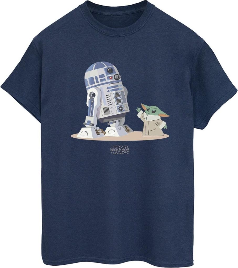 Star Wars - "The Mandalorian" T-Shirt für Damen BI45890 (XXL) (Marineblau)