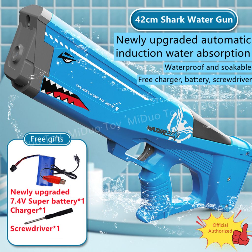 Pistola Ad Acqua Per Bambini E Adulti - Confezione Da 4 Con Gittata 10 Metri - Giocattolo Estivo Per Piscina E Spiaggia - 300ml