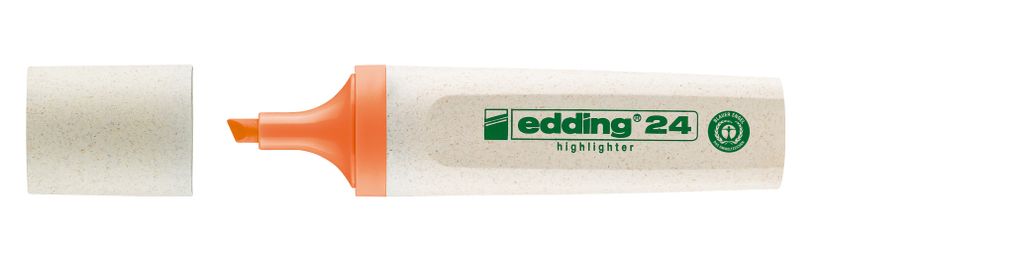 Textmarker 24 EcoLine orange Strich-B.2-5mm Keilspitze EDDING