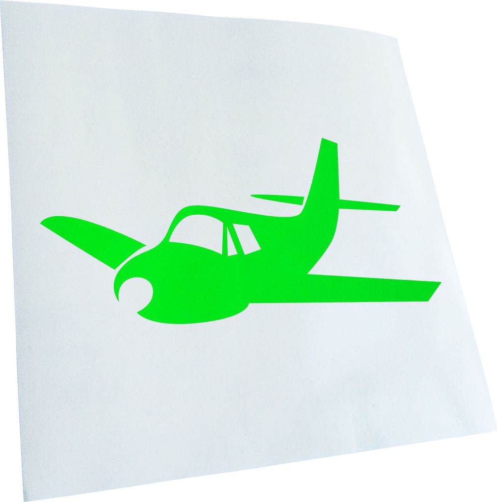 hauptsachebeklebt Kiwistar - Autoaufkleber - Flugzeug - Segelflugzeug - Gleiter Heckscheibe - Aufkleber für Auto Kfz Fahrrad, LKW, Truck Mofa