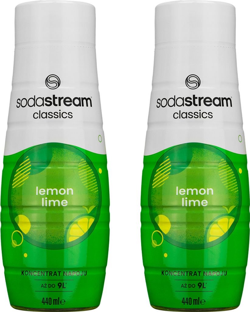 Sodastream sciroppo limone lime 2x440ml bevanda analcolica Immagine del prodotto 