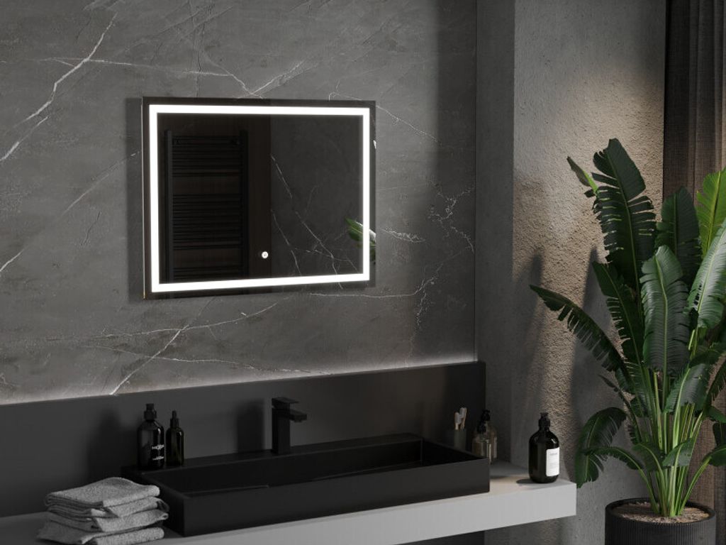 Mexen Miko podsvícené koupelnové zrcadlo 80 x 60 cm, LED Obrázek produktu 2